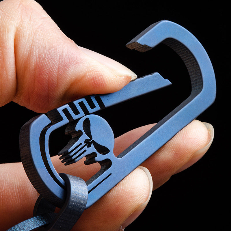 Titanium Alloy Keychain Fashionable Men's Pendant LadyShow.Store