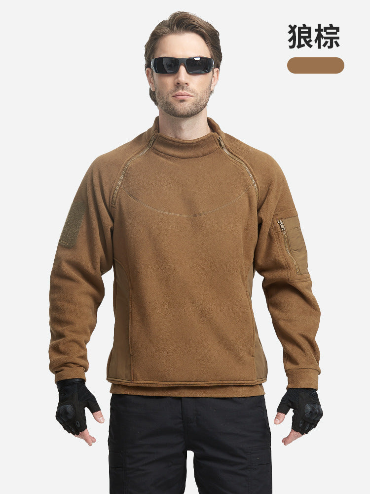 Men's Fleece Jacket with Lining for Fall and Winter Pi-Mart