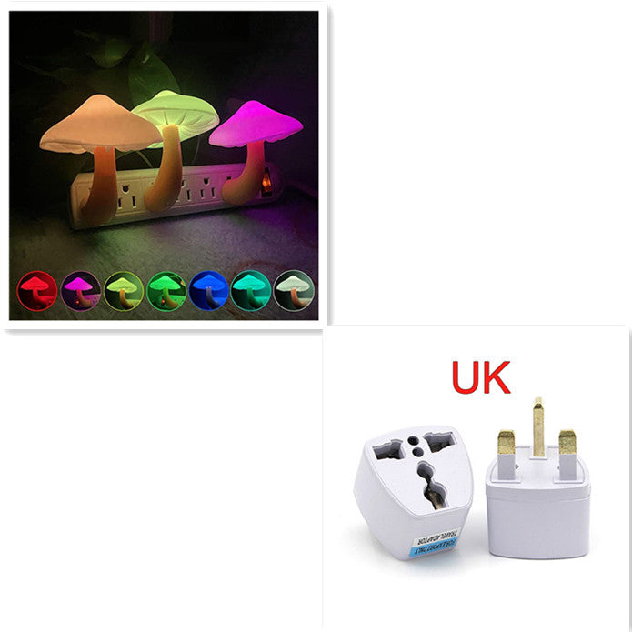 Mushroom Wall Socket Lamp PearlNestDecor.com