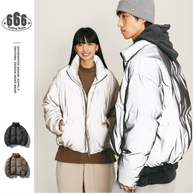 Mechanical Style Reflective Down Jacket Best YouTube Store