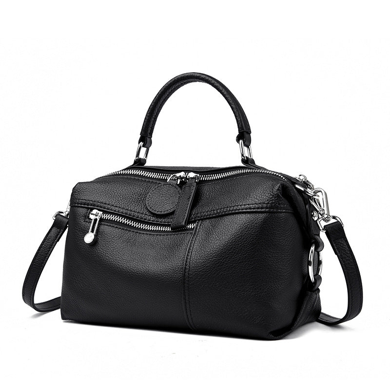 Womens Shoulder Bag Made From Premium Full-grain Cowhide For A Luxurious LuxuryLifeWay Online Store