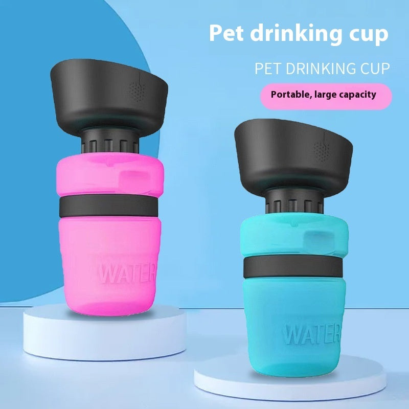 Pet Outdoor Foldable Bottle Dog Travel Water Bottle Dog Water Dispenser Pets Fashion