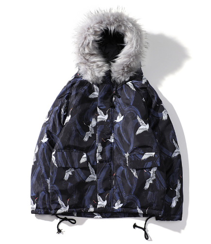 Men's Winter Thick Fur Collar Bread Jacket (Trendy Style) Pi-Mart