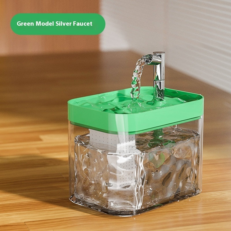 Cat Water Fountain Automatic Circulation Flow Water Fountain Kitten Drinking Water Apparatus Pets Fashion