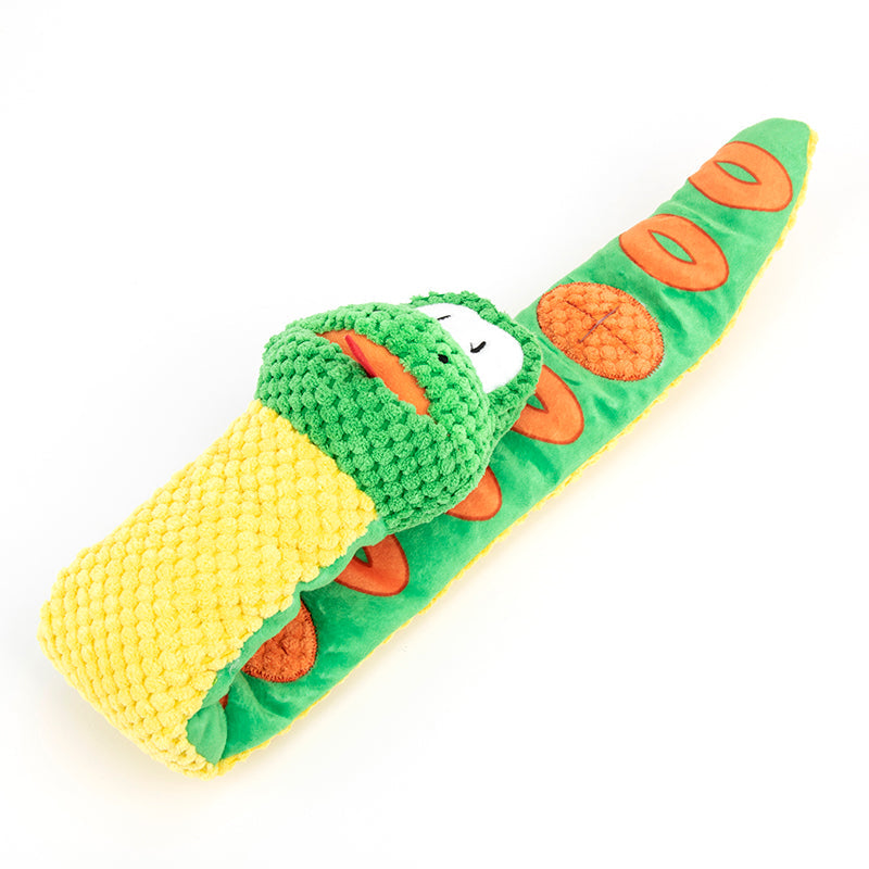 Snake Snuffle Toy Squeaky Dog Toys Boredom Stress Relief Game, Dog Puzzle Plush Toy IQ Training, Snuffle Toys For Dogs Foraging Instinct Training, Dog Chew Toy Treat Dispenser Pets Fashion