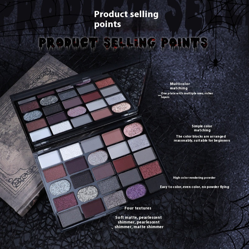 Cahill Dark Goth Eye Shadow Plate Multi-purpose Shimmer Matte Per Plate LadyShow.Store