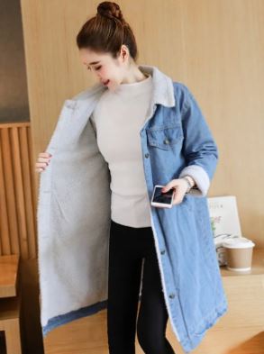 Loose Oversized Denim Jacket Pi-Mart