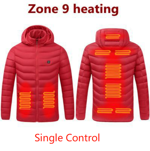 Winter Smart Heating Cotton USB Charging Heating Cotton Men's Jacket