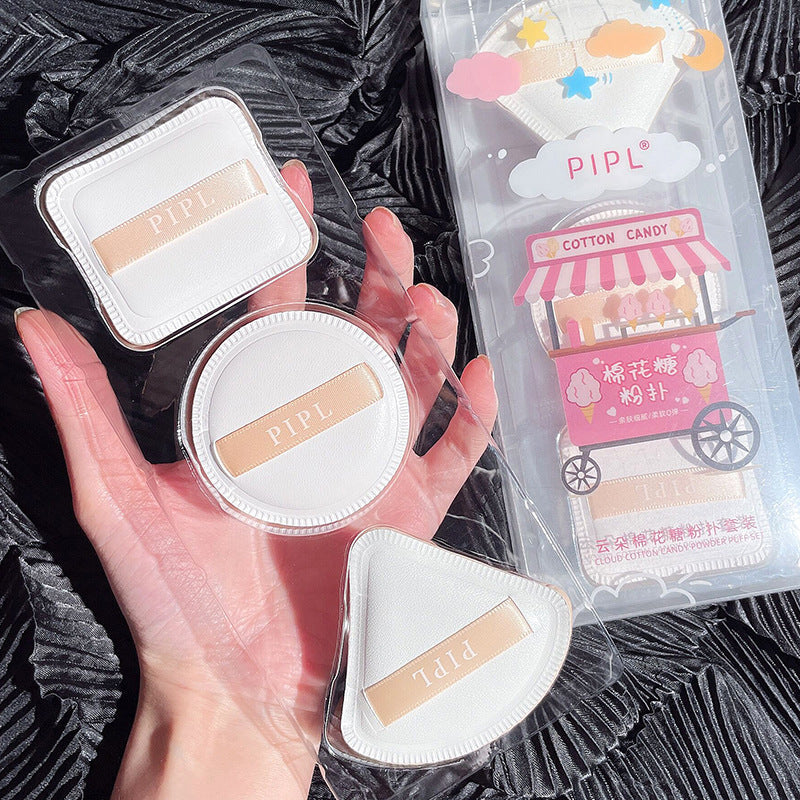 Cotton Candy Puff Suit Super Soft Foundation Make-up Powder Dual-use Air Cushion LadyShow.Store