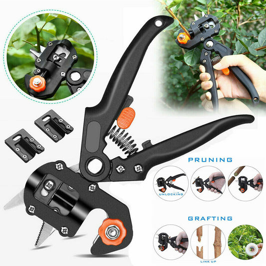 Garden Grafting Pruner Set Farming Fruit Tree Pruning Shears Scissor Vaccination Plant Tree Cutting Machine Tape Dropshipping CJD