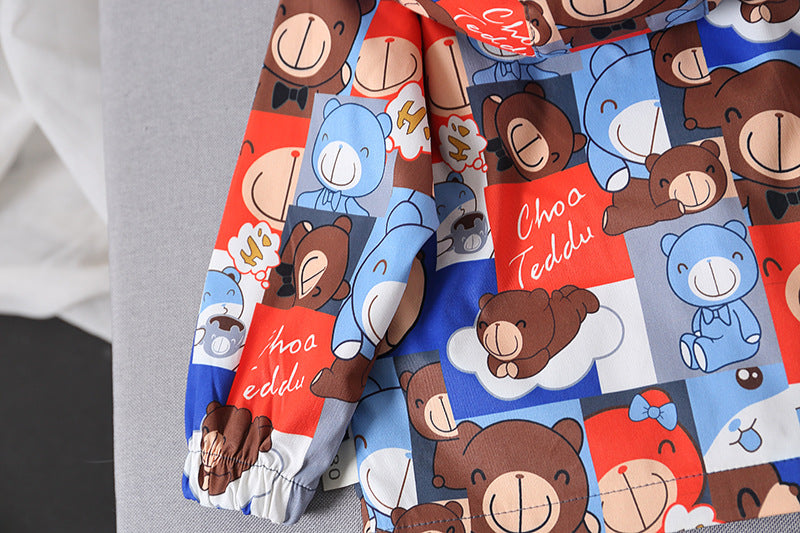 Boys And Girls Korean Style Trendy Small And Medium Children's Jackets Baby Autumn Clothes NorixaFashion.com