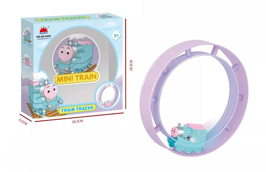 New Cartoon Chain Train Track Wind-Up Lollipop Toy LuxuryLifeWay Online Store