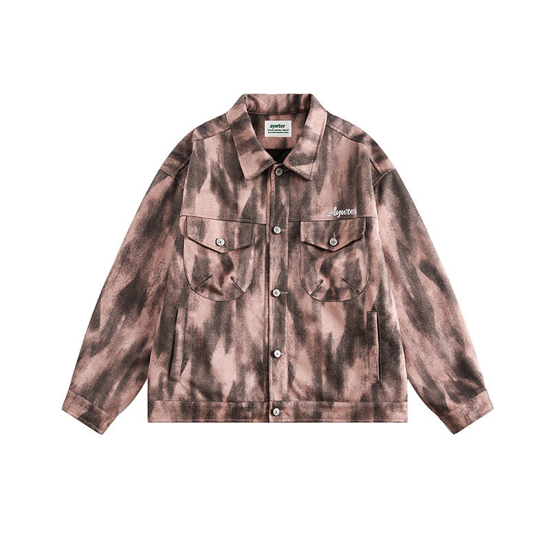 Back Graffiti Denim Jacket Retro Trendy Neutral Casual Jacket Best YouTube Store