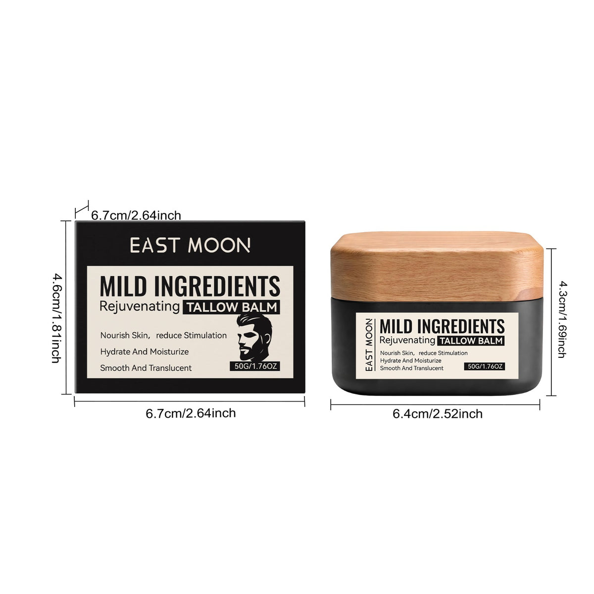 Men's Facial Moisturizer 50g 1box Tri Light Beauty
