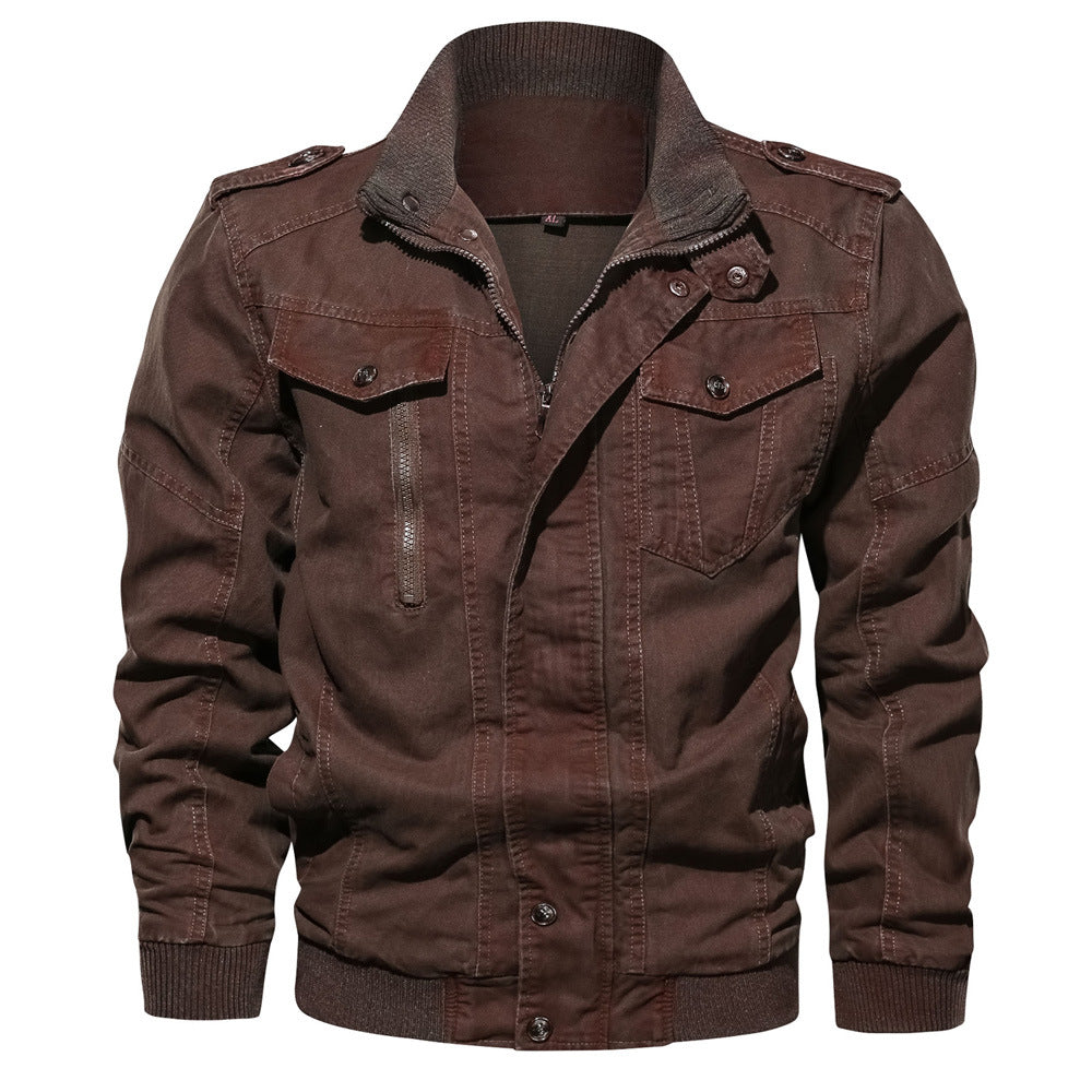 Retro Military Spring And Autumn Jacket Jacket Plus Size Best YouTube Store