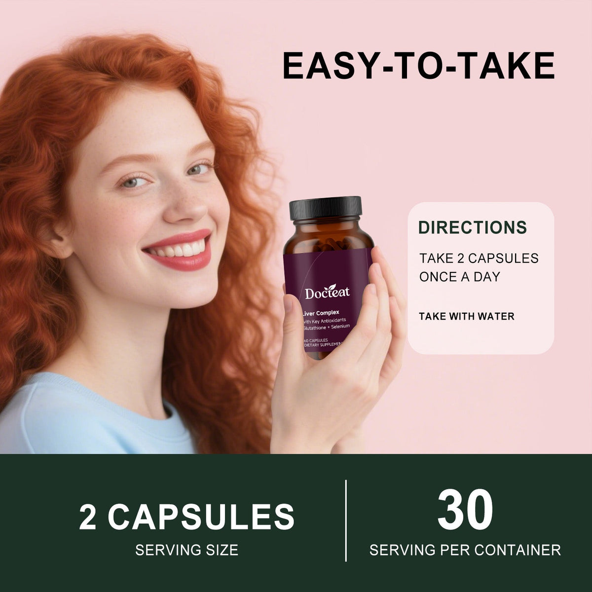 Thyroid & Liver Health Support Capsules 60 Capsules 1Bottle Tri Light Beauty