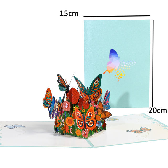 Butterfly Pop-Up Greeting Cards for Mother's Day Gift LadyShow.Store