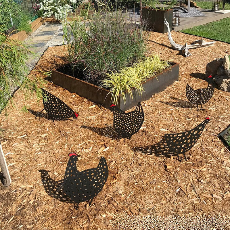 Garden Decoration Pastoral Chicken Simulation Garden