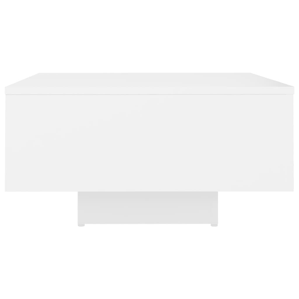 Coffee Table White 23.6"x23.6"x12.4" Engineered Wood LuxuryLifeWay Online Store