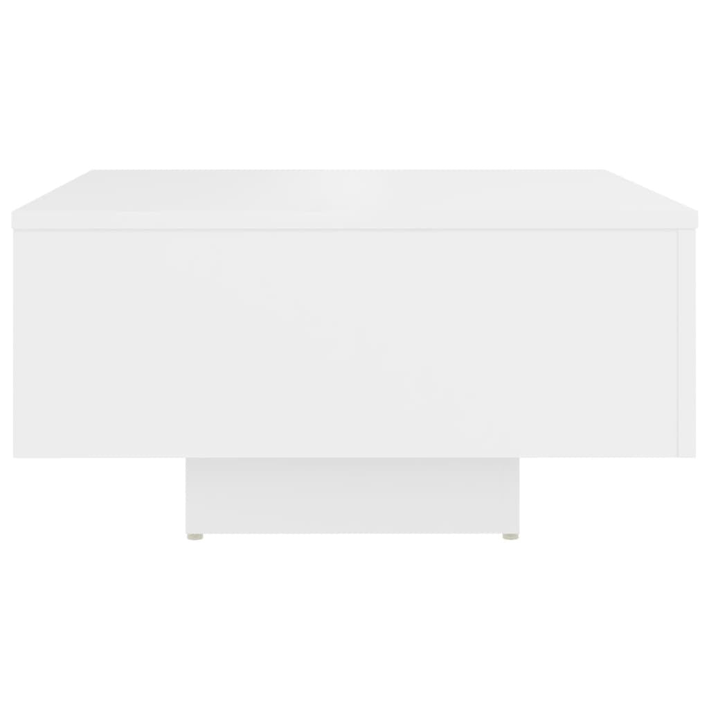 Coffee Table White 23.6"x23.6"x12.4" Engineered Wood LuxuryLifeWay Online Store