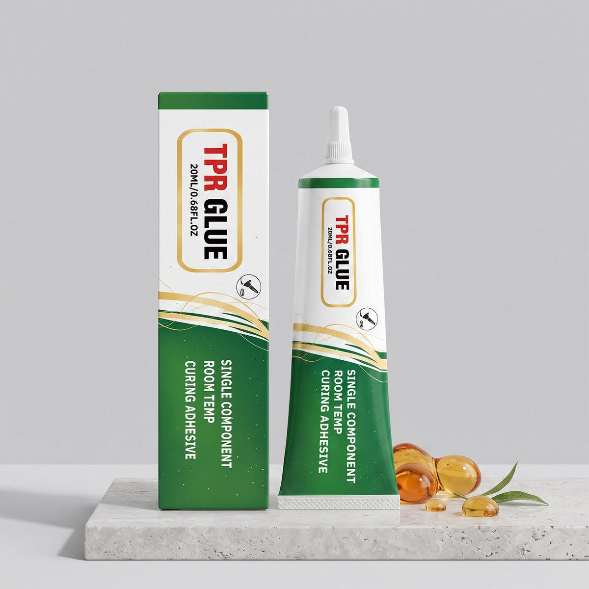 Multi Material Adhesive Suitable For Transparent Adhesive Layer, Flexible Bonding, Convenient Glue Application, Easy To Store Glue Hose, TPR Glue 20ml 1 Box Tri Light Beauty