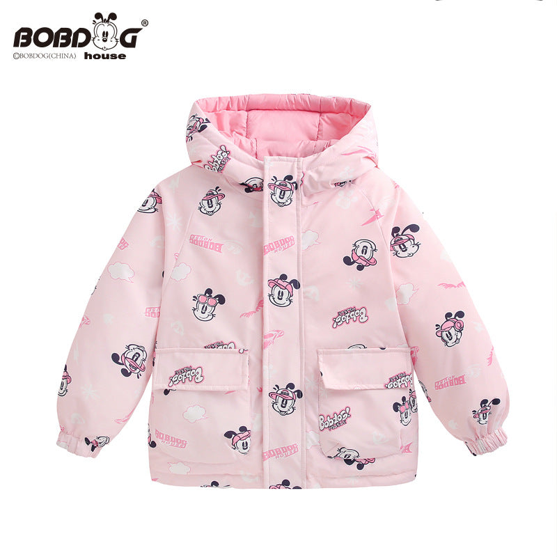 Babu Bean Reversible Down Jacket for Kids Winter Outerwear Pi-Mart