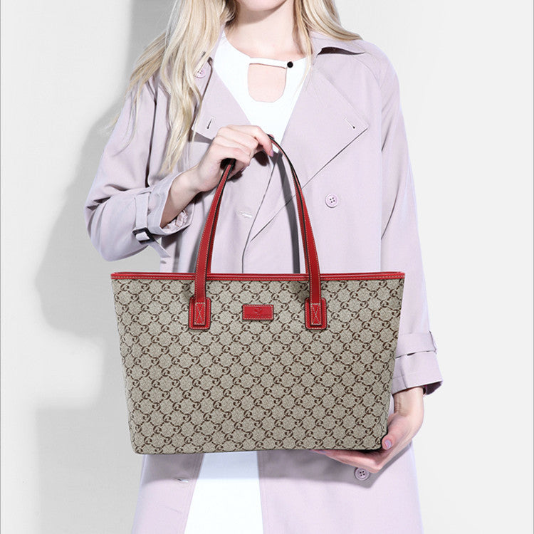 Women's Large Capacity Genuine Leather Tote Bag LadyShow.Store