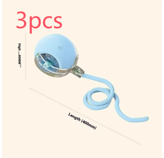 Electric Cat Toy Automatic Cat Ball Self-entertainment Rolling Ball Pets Fashion