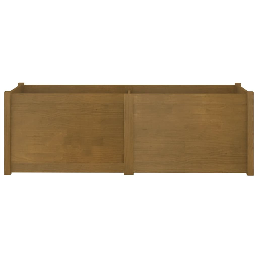 Garden Planter Honey Brown 59.1"x19.7"x19.7" Solid Wood Pine LuxuryLifeWay Online Store