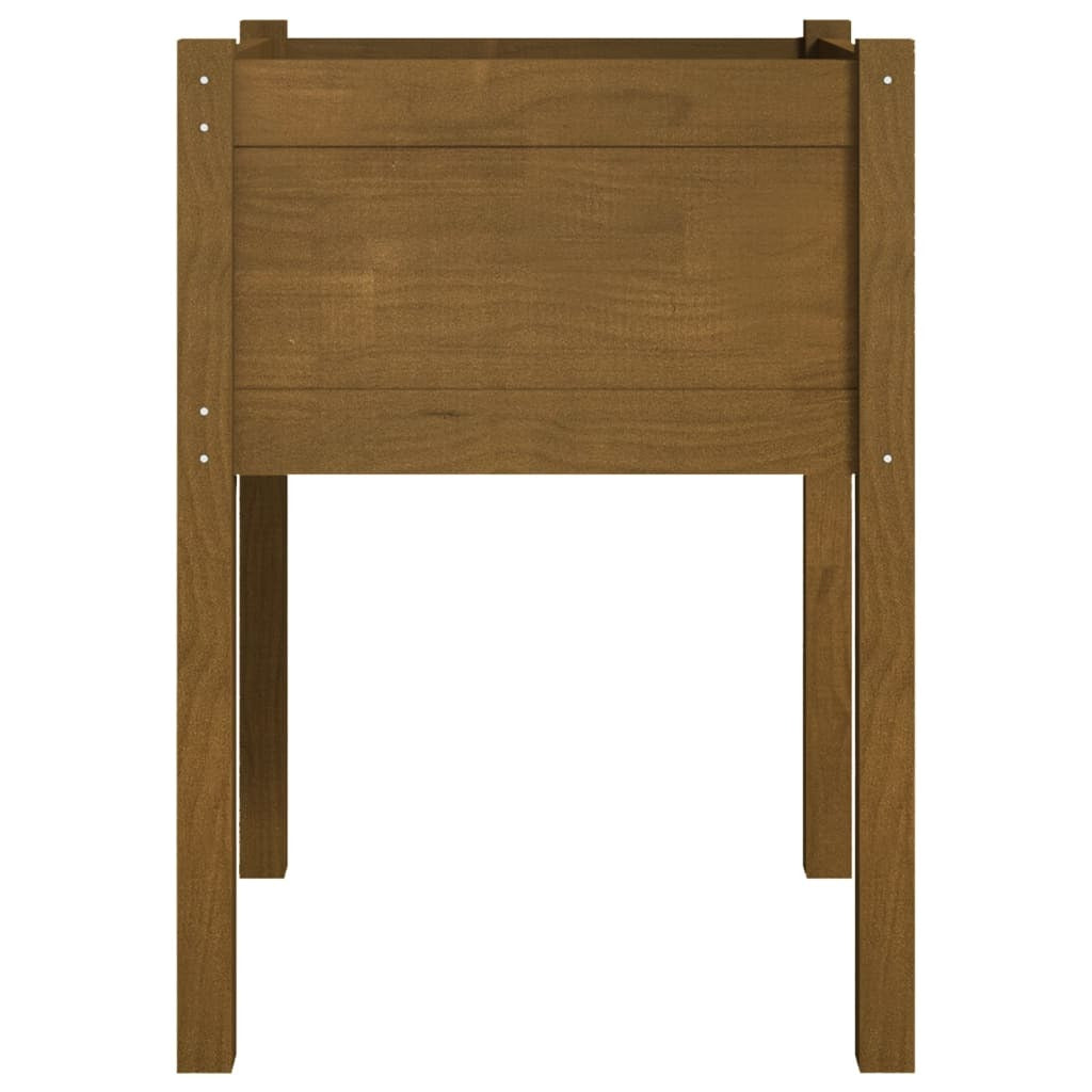 Garden Planter Honey Brown 19.7"x19.7"x27.6" Solid Wood Pine LuxuryLifeWay Online Store