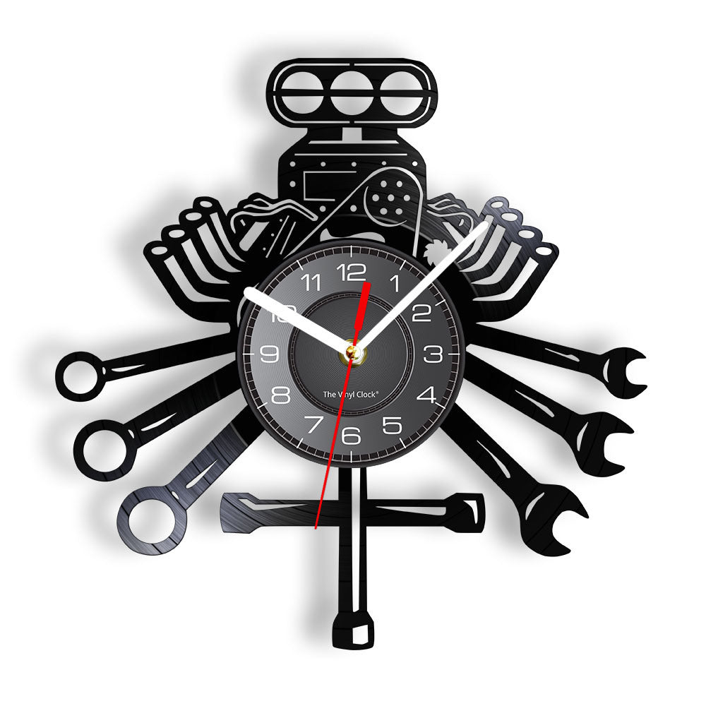 Gramophone Record Wall Clock Wall Clock PearlNestDecor.com