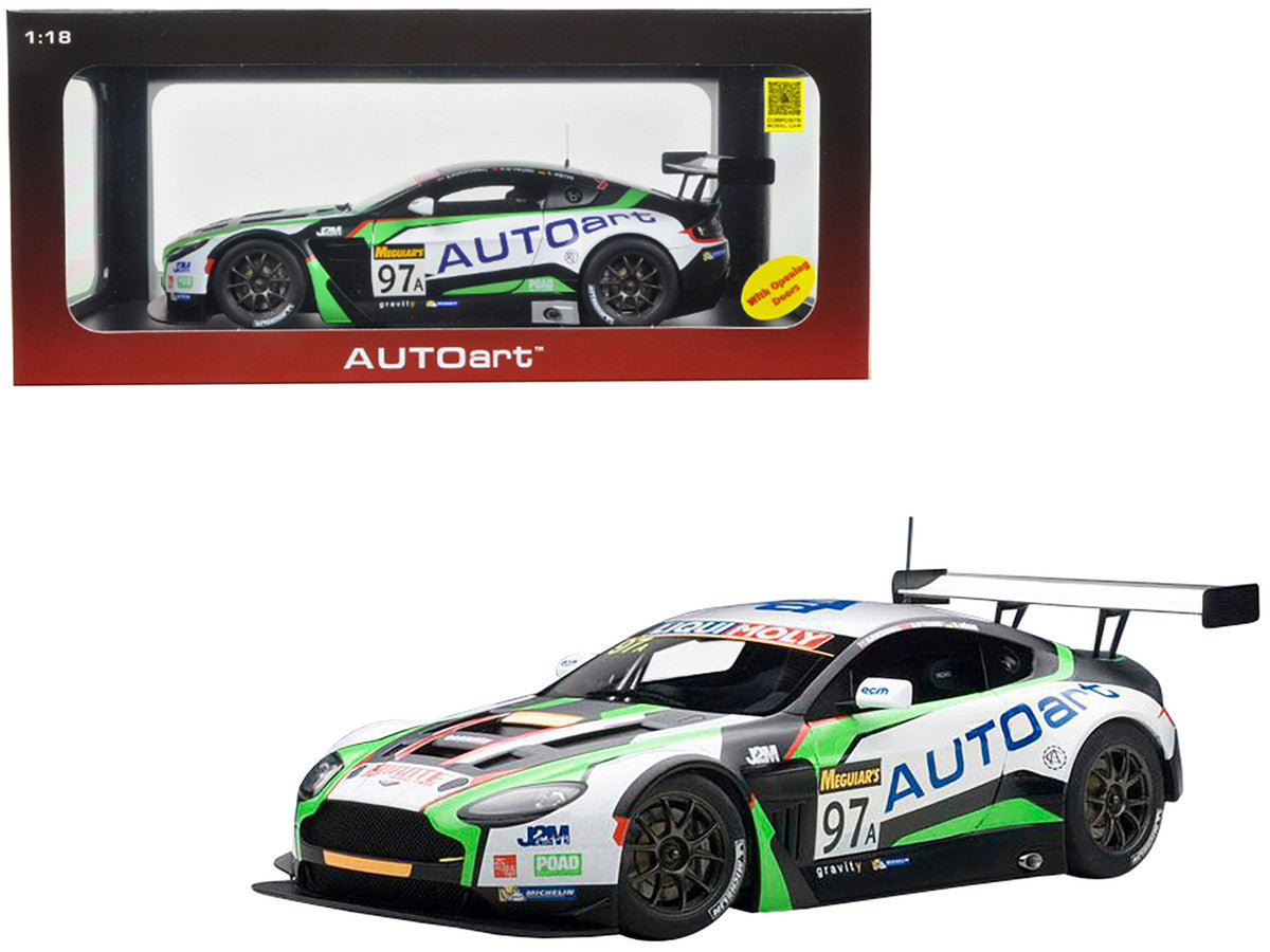 Aston Martin V12 Vantage Bathurst 12hour Endurance Race 2015 #97 A. Macdowall / D. O'Young / S. Mucke 1/18 Model Car by Autoart LuxuryLifeWay Online Store