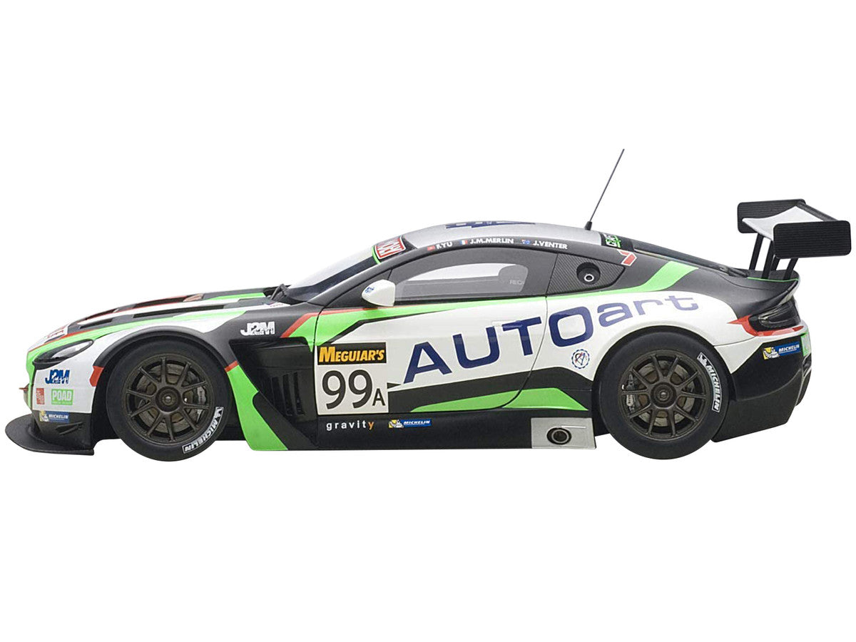 Aston Martin V12 Vantage Bathurst 12hour Endurance Race 2015 #99 JM. Merlin / J. Venter / F. Yu 1/18 Model Car  by Autoart LuxuryLifeWay Online Store