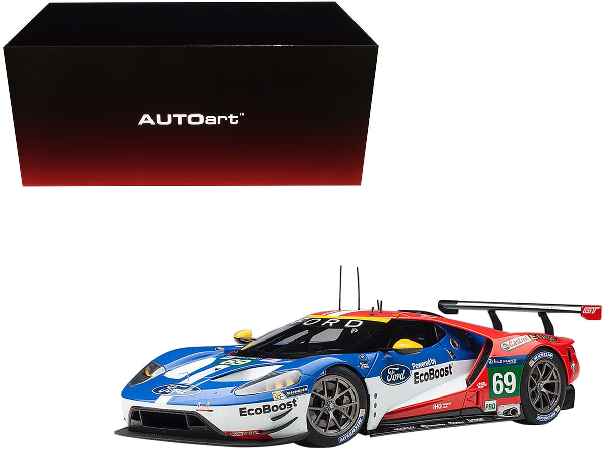 Ford GT #69 Ryan Briscoe - Richard Westbrook - Scott Dixon "Ford Chip Ganassi Team USA" 24H Le Mans (2016) 1/18 Model Car by Autoart LuxuryLifeWay Online Store