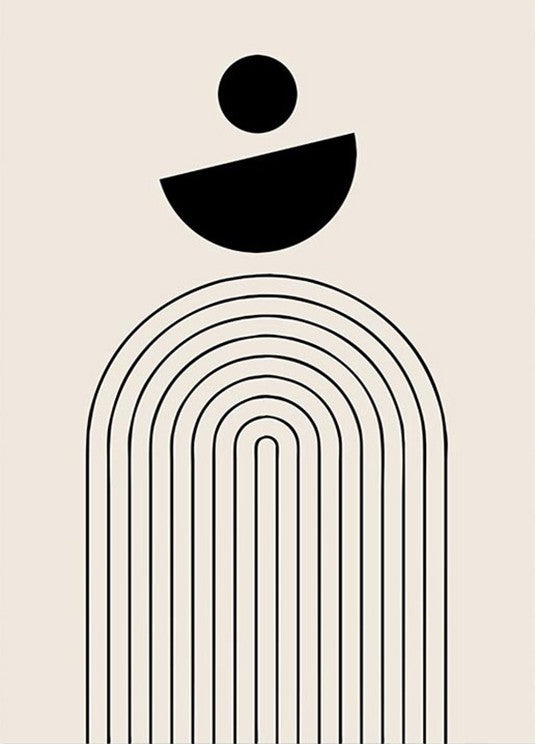 Abstract Bohemian Wall Art Poster PearlNestDecor.com