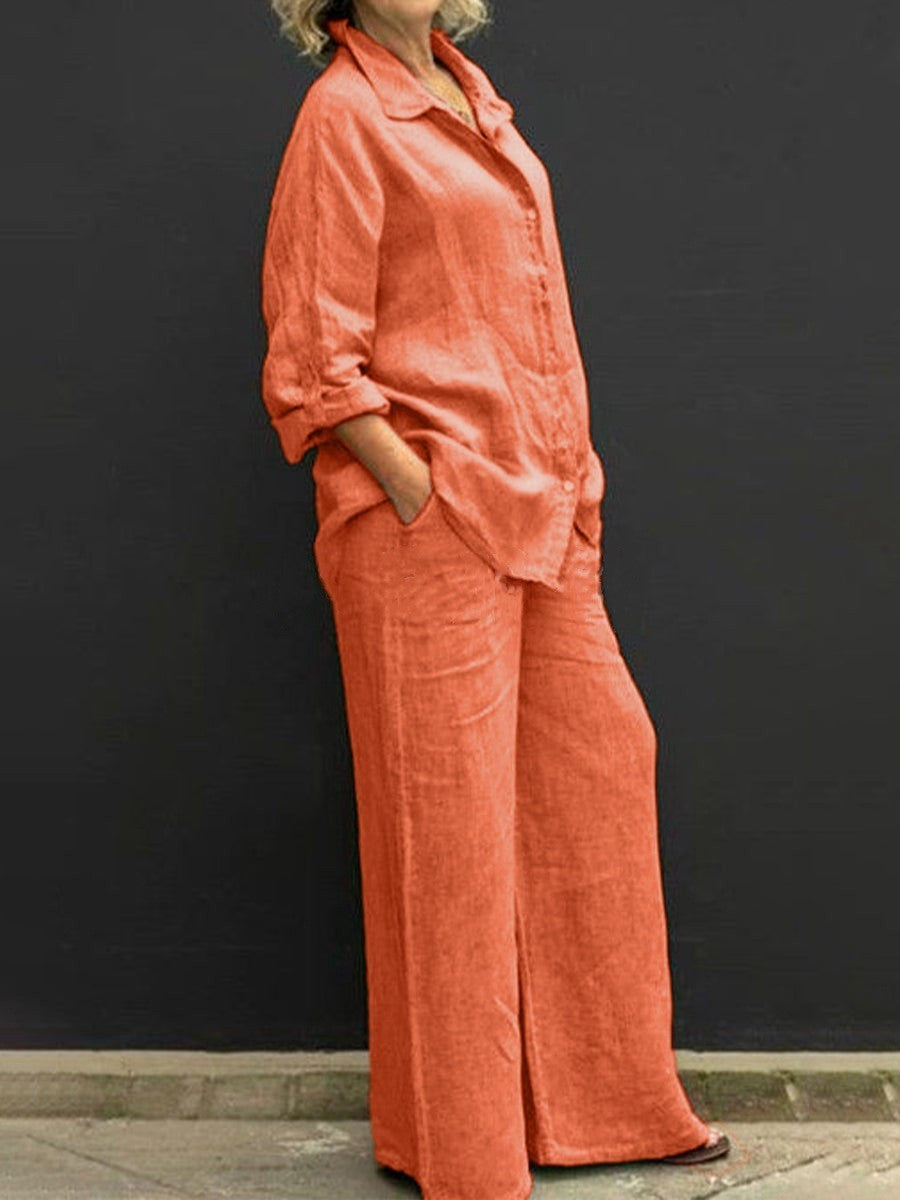 New Womens Shirt Set Casual Urban Outfit NorixaFashion.com