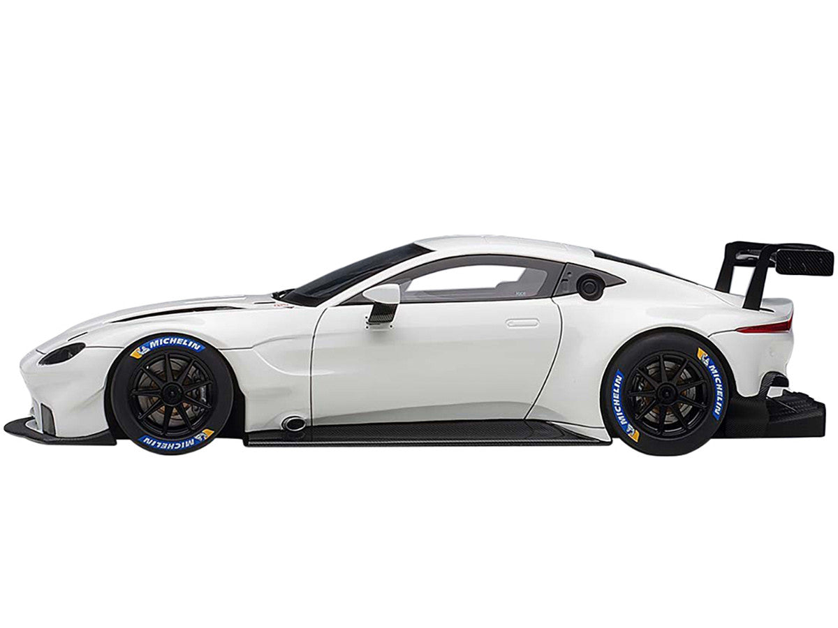 2018 Aston Martin Vantage GTE Le Mans PRO White with Carbon Accents 1/18 Model Car by Autoart LuxuryLifeWay Online Store
