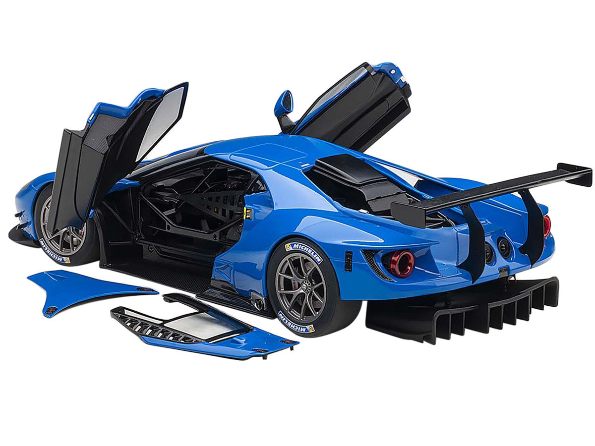 Ford GT Le Mans Plain Color Version Blue 1/18 Model Car by Autoart LuxuryLifeWay Online Store