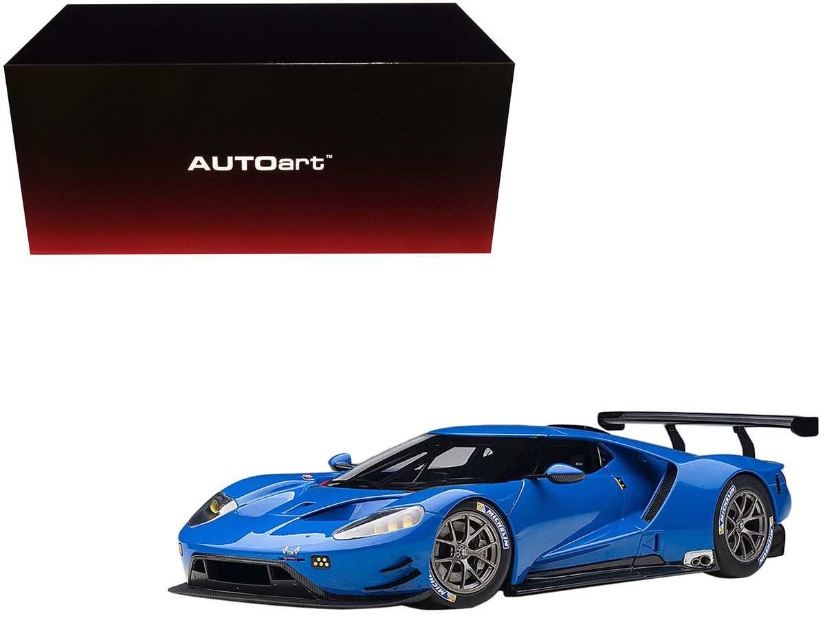 Ford GT Le Mans Plain Color Version Blue 1/18 Model Car by Autoart LuxuryLifeWay Online Store