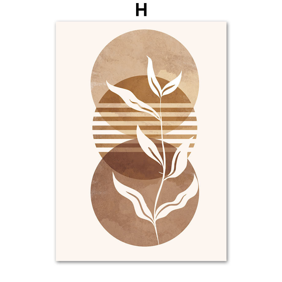 Abstract Geometric Boho Painting PearlNestDecor.com