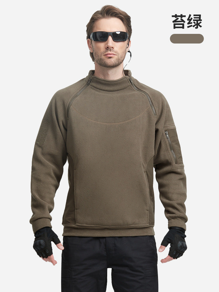 Men's Fleece Jacket with Lining for Fall and Winter Pi-Mart