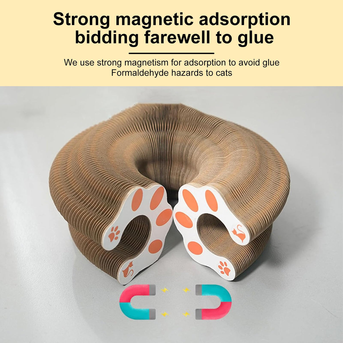 Cat Accordion Cat Toy Kitty Kurlz Cat Toy Ball Scratch Pad Magic Organ Cat Scratching Board Cat Scratcher Pets Fashion