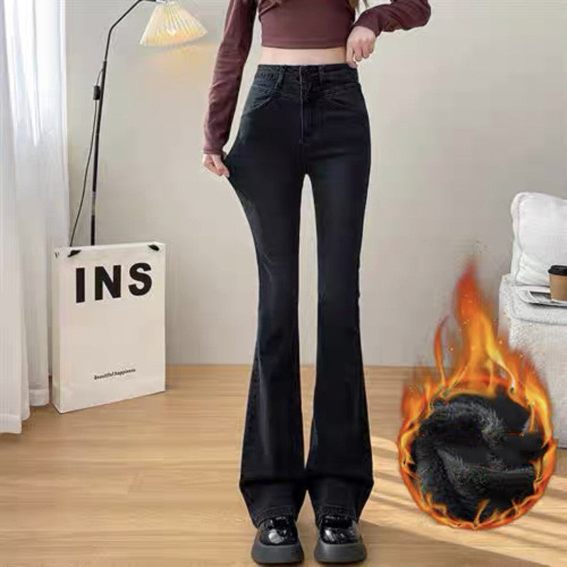 Women's Cotton Denim Pants Pi-Mart