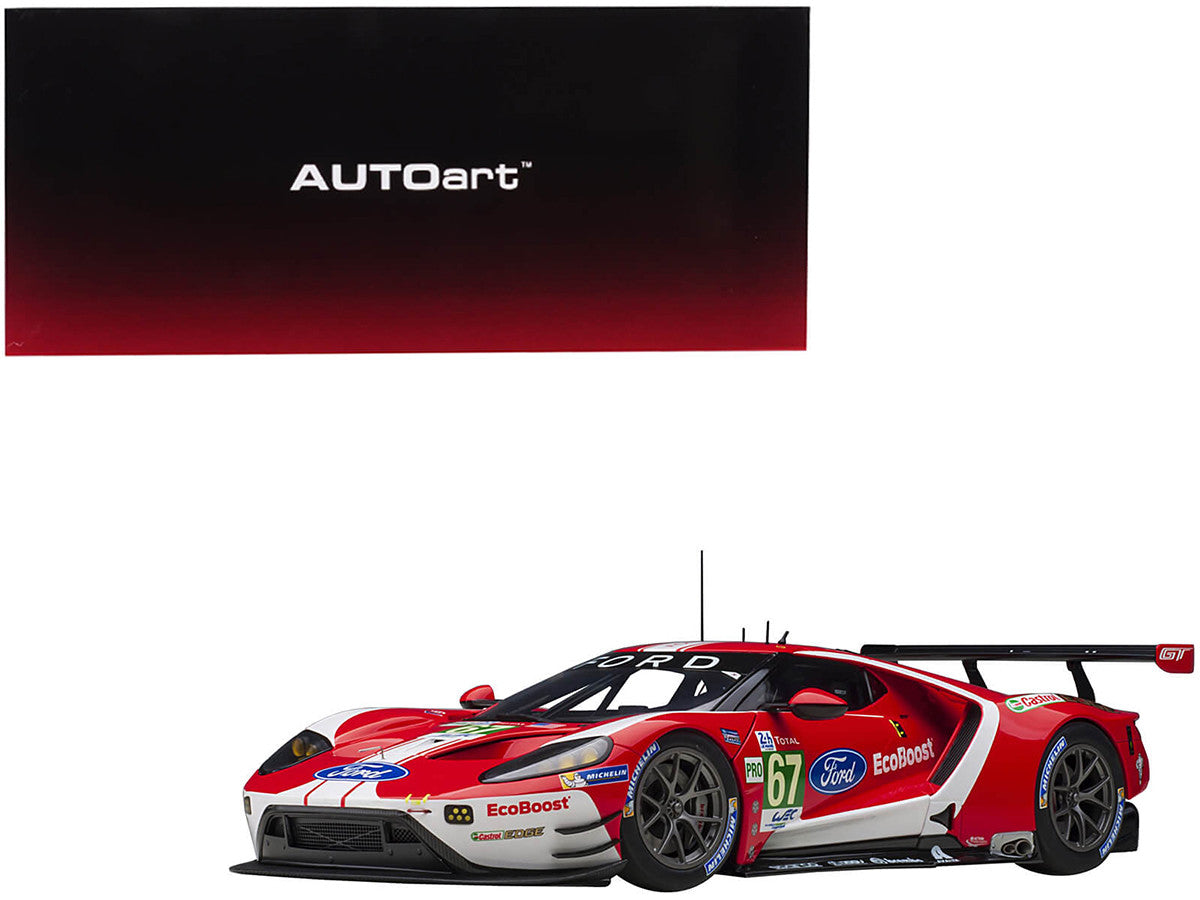 Ford GT #67 Harry Tincknell - Andy Priaulx - Jonathan Bomarito 24H of Le Mans (2019) 1/18 Model Car by Autoart LuxuryLifeWay Online Store