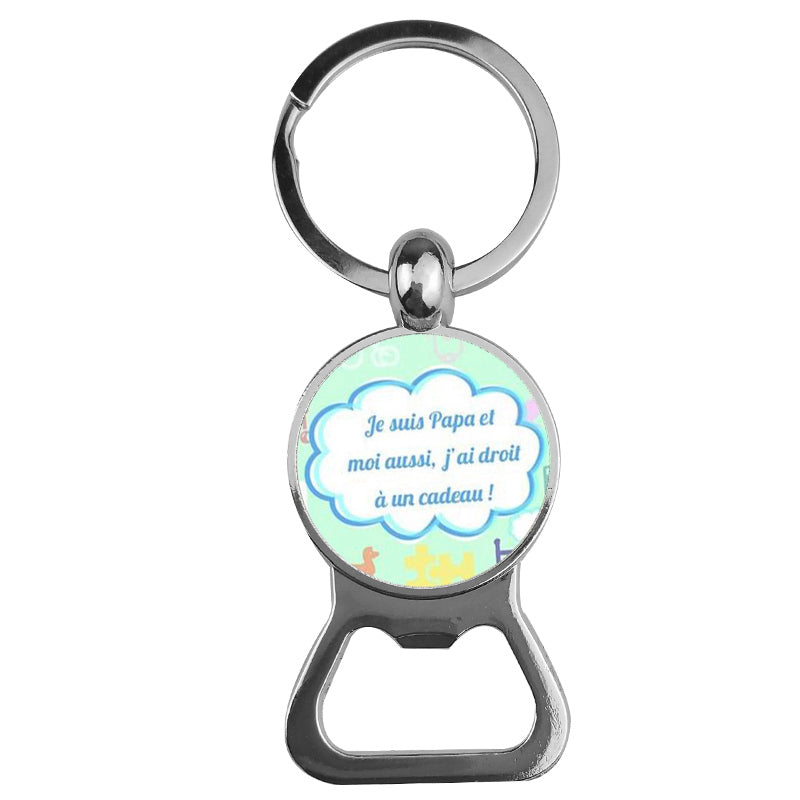 Ornaments Time Gemstone Bottle Opener Keychain LadyShow.Store