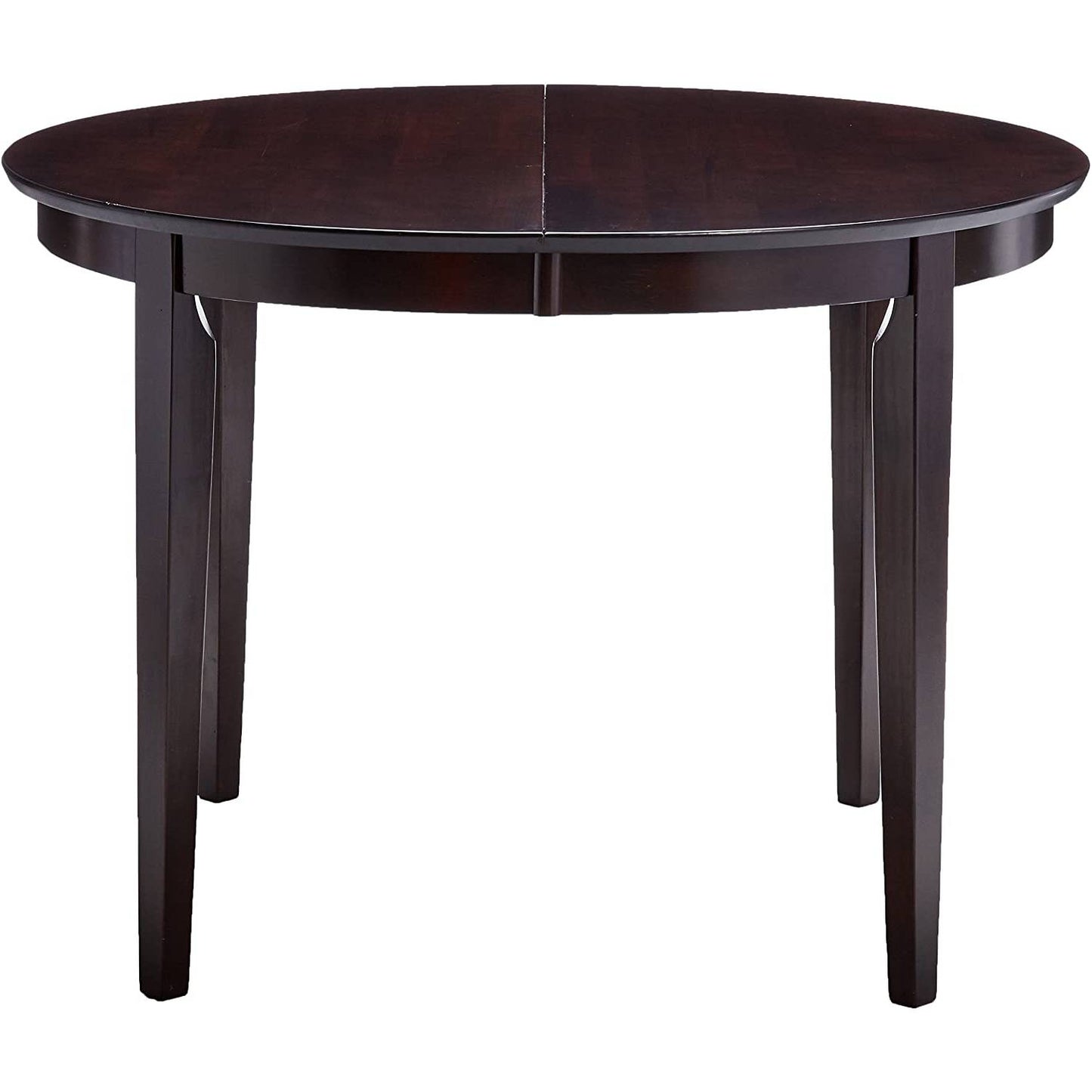 Contemporary Oval Dining Table in Dark Brown Cappuccino Wood Finish LuxuryLifeWay Online Store