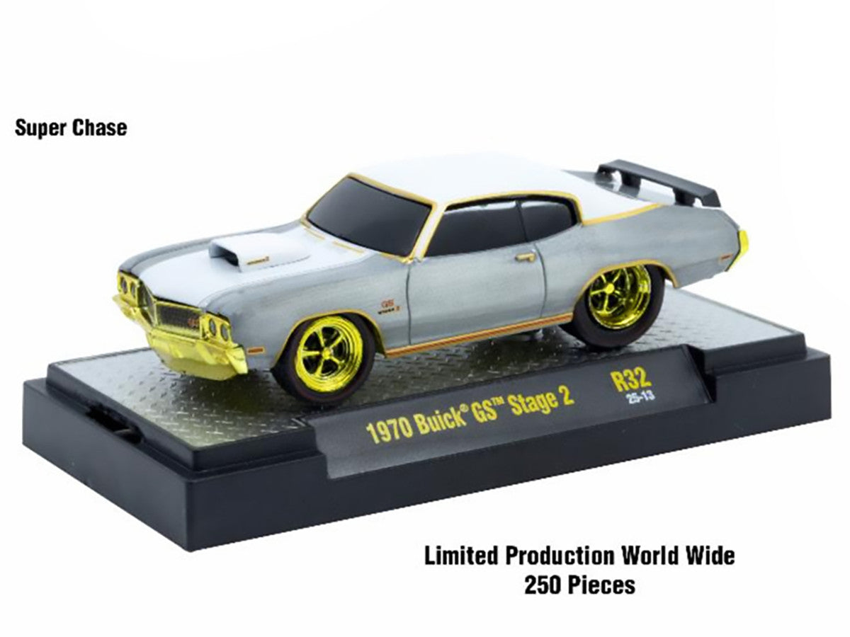 "Ground Pounders" 6 Cars Set Release 32 IN DISPLAY CASES Limited Edition 1/64 Diecast Model Cars by M2 Machines LuxuryLifeWay Online Store