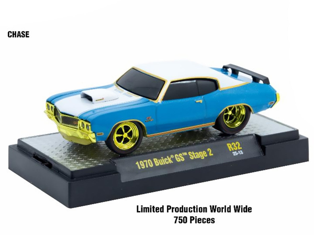 "Ground Pounders" 6 Cars Set Release 32 IN DISPLAY CASES Limited Edition 1/64 Diecast Model Cars by M2 Machines LuxuryLifeWay Online Store