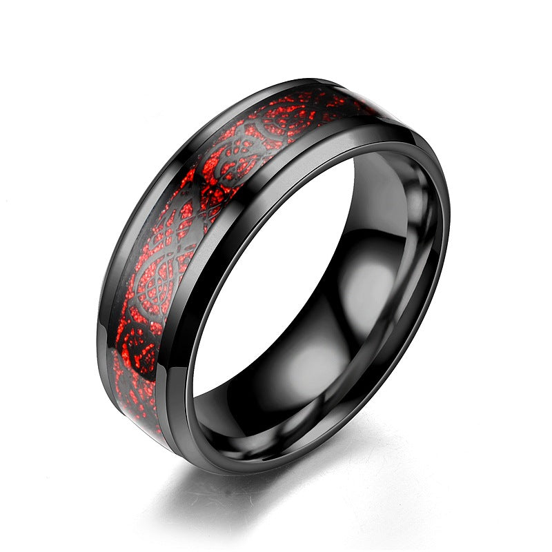 Stainless steel dragon pattern ring LadyShow.Store
