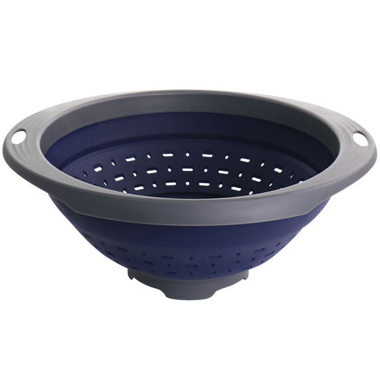 Oster Bluemarine Collapsible Polypropylene Colander in Navy LuxuryLifeWay Online Store
